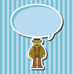 bizarre monster theme elements vector,eps