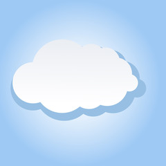 Vector illustration of clouds collection