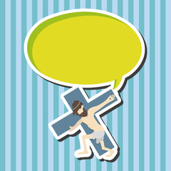 Easter Jesus theme elements