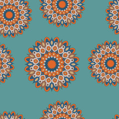Pattern with mandala