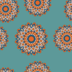 Pattern with mandala