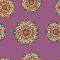 Pattern with mandala