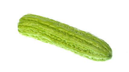 Bitter melon isolated on white background