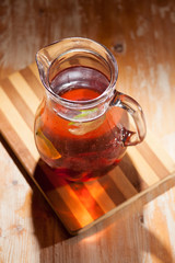 ice tea in jug
