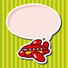 transportation airplane theme elements