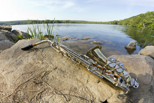 Saxophone Lake Fisheye