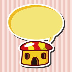 Building house tower theme elements