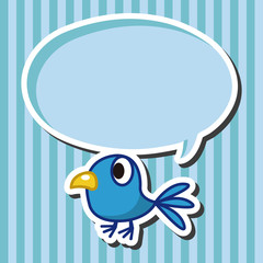 bird cartoon theme elements