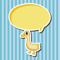 bird cartoon theme elements