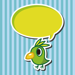 bird cartoon theme elements