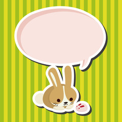 animal rabbit cartoon theme elements