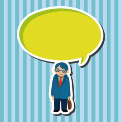 Office workers theme elements