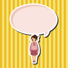 Office workers theme elements