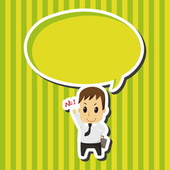 Office workers theme elements