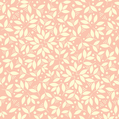 Seamless flower pattern. Vector illustration
