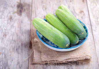 fresh cucumbers