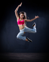 Young girl modern dancer (normal ver)