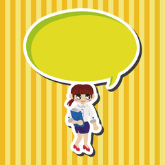 Office workers theme elements