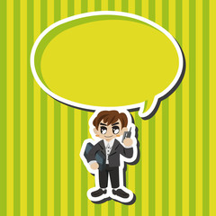 Office workers theme elements