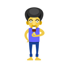 Man With Ice Cream