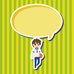 student cartoon theme elements