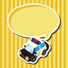 transportation police car theme elements