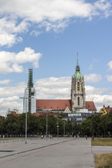 Fototapeta premium St. Paul Cathedral at Theresienwiese in Munich, 2015