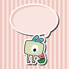 monster cartoon theme elements vector,eps