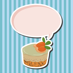 decorating cake theme elements vector,eps10