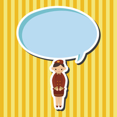 flight attendants theme elements vector,eps