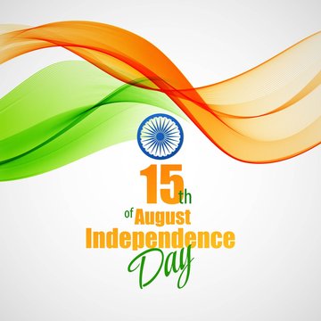 Creative Indian Independence Day concept. Vector illustration