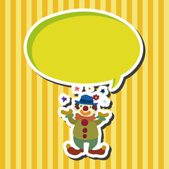 clowns theme elements vector,eps