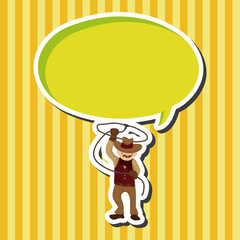 cowboy theme elements vector,eps