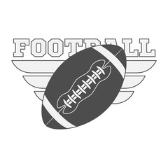 Vector american Football Ball