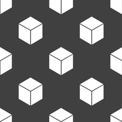 seamless pattern with cube