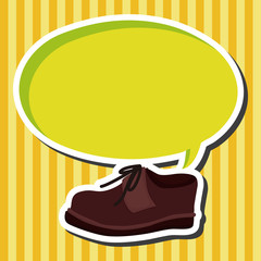 shoe style theme elements vector,eps