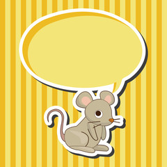 animal mouse cartoon theme elements