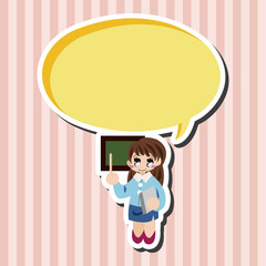 person character teacher theme elements