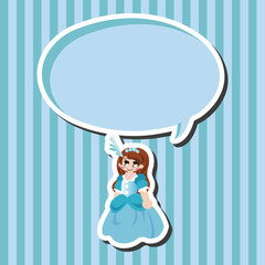 Medieval character cartoon theme elements