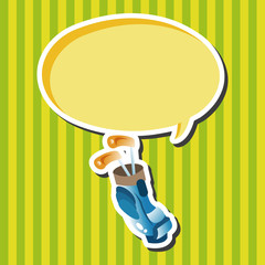 golf equipment theme elements