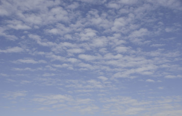 blue sky with Cirrus clouds