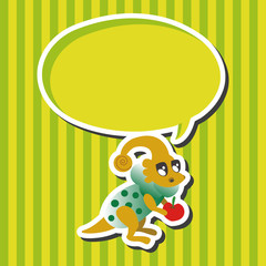 dinosaur cartoon theme elements vector,eps