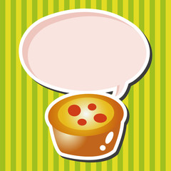 fast foods cake theme elements