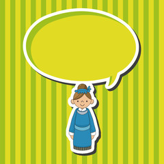 Chinese people theme elements