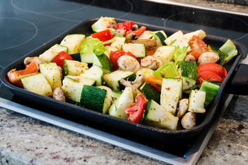 grilled vegetables