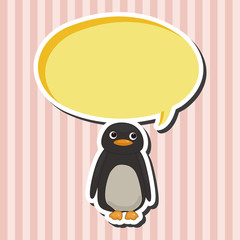animal penguin cartoon theme elements