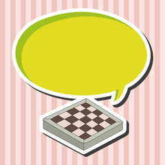 chess board theme elements