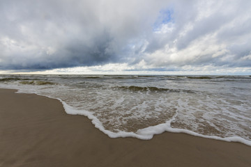 Krajobraz Morza Bałtyckiego, Karwia, Polska
