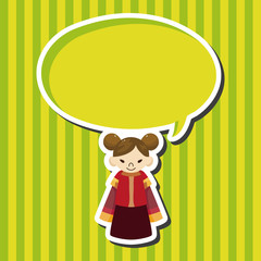 Chinese people theme elements