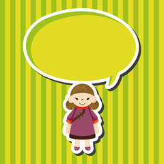 Chinese people theme elements